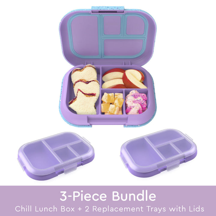 Bentgo Chill Kids Lunch Box & 2 Extra Trays with Lids Z0