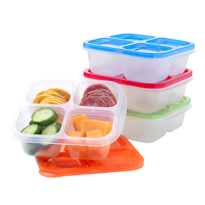 Bentgo Easyboxes 4-Compartment Snack Containers 8-Piece Set N4