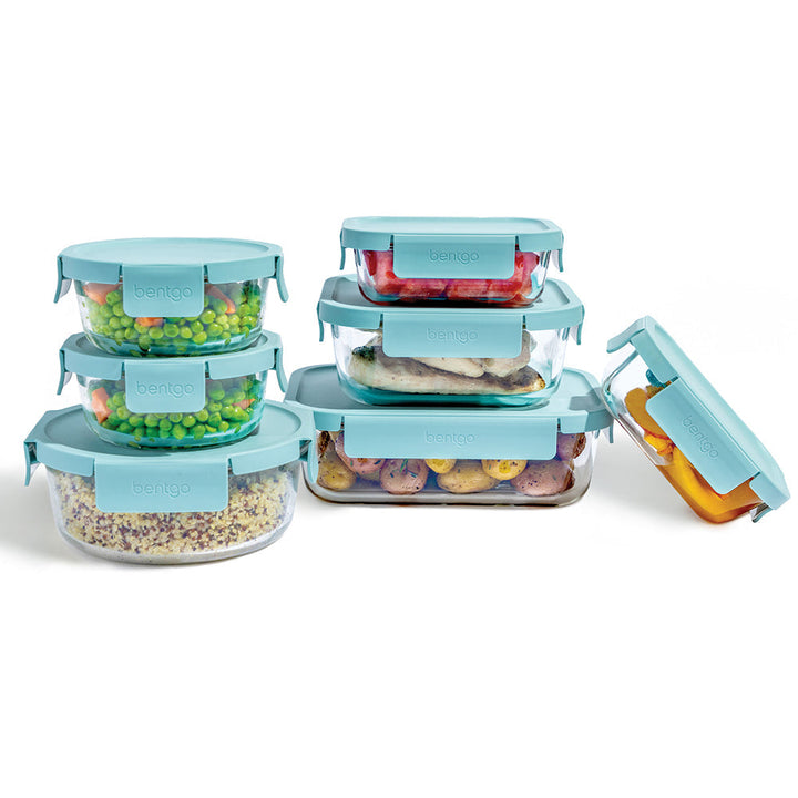 Bentgo Glass Leak-Proof Food Storage Set (14-Piece) Q8